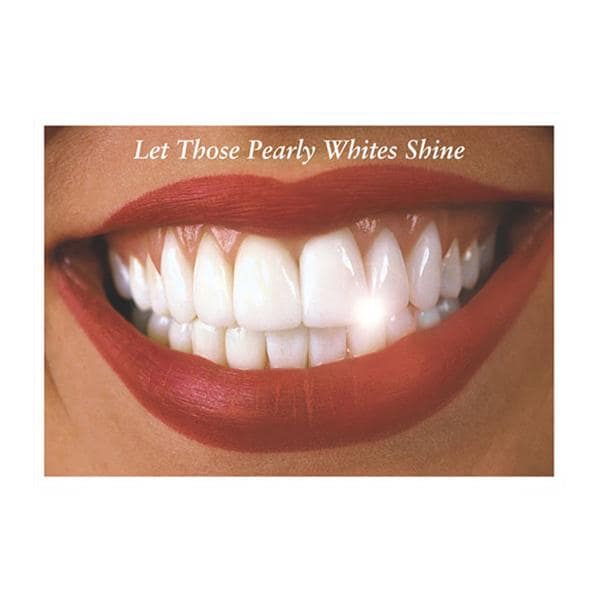 Imprinted Recall Cards Pearly Whites 4 in x 6 in 250/Pk product image