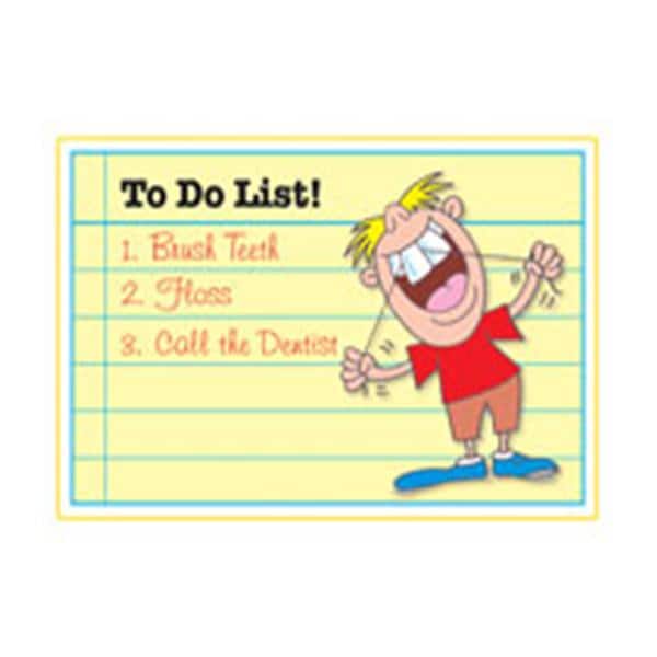 Imprinted Recall Cards To Do List 4 in x 6 in 250/Pk