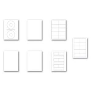 Blank Label 1 in x 2.5 in Non-Imprinted 100/Bx