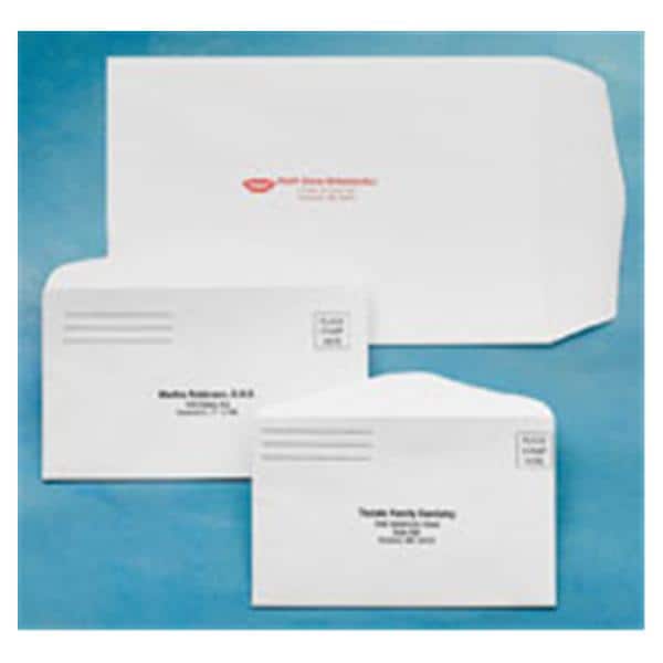 Reply Envelopes #9 Gummed Flap Imprinted Blue With Logo 500/Bx product image