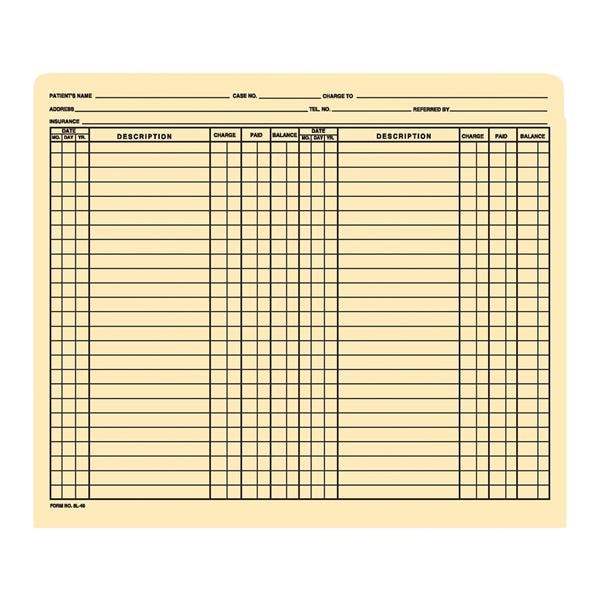 Pre-Printed File Pocket2 Column 100/Bx product image