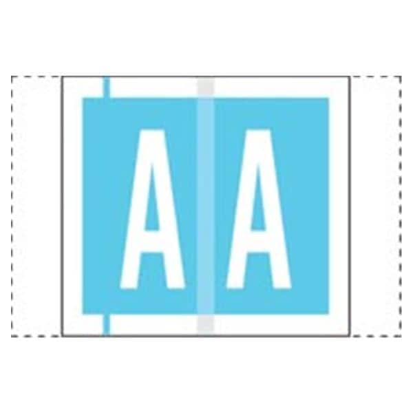 Col'R'Tab Compatible "A" LabelLt Blue 500/Rl