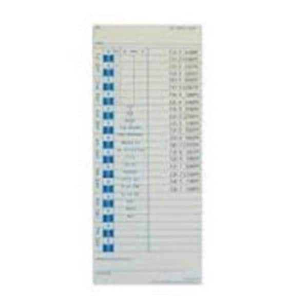 Time Cards for 3500/3700 TimeRecorder Mdl 100/Pk