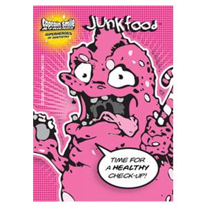 Laser 4-Up Recall Cards Junkfood 4 in x 6 in 100/Pk