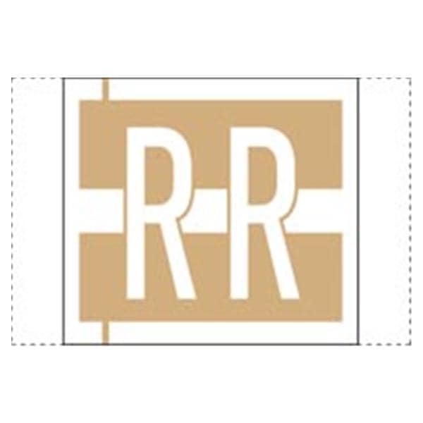 Col'R'Tab Compatible "R" LabelGold 500/Rl