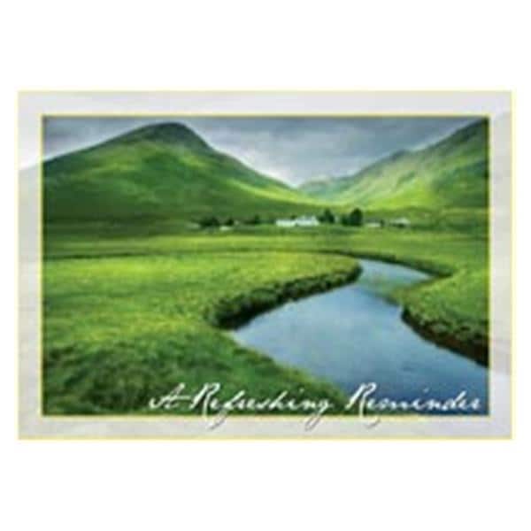 Imprinted Recall Cards Green Valley 4 in x 6 in 250/Pk product image