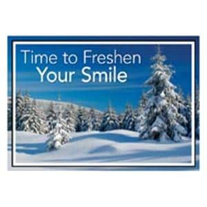 Imprinted Recall Cards Snow Covered Trees 4 in x 6 in 250/Pk