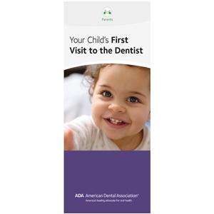 Brochure Your Child's First Visit to the Dentist 4 Panels English 50/Pk