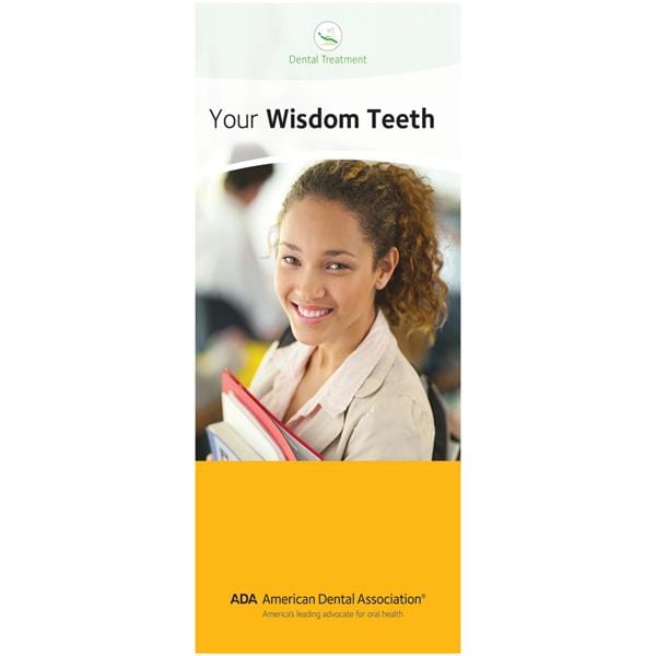 Brochure Your Wisdom Teeth 6 Panels English 50/Pk