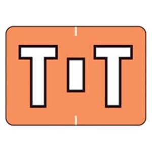 Colwell Jewel Tone "T" Labels1.5"x1" 500/Rl