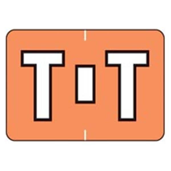 Colwell Jewel Tone "T" Labels1.5"x1" 500/Rl