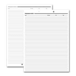 Clinical Forms Progress Notes 2-Sided Buff Paper White 8.5 in x 11 in 250/Pk