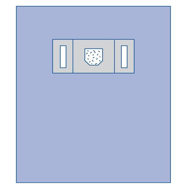 65x7" Sterile incise Drape Fenestrated