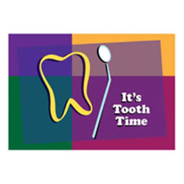 Imprinted Recall Cards Its Tooth Time 4 in x 6 in 250/Pk