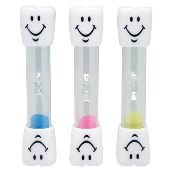 Brushing Timer 3 Minutes Assorted Colors With Tooth Cap 50/Pk thumbnail 2