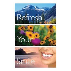 Imprinted Recall Cards Refresh Your Smile 4 in x 6 in 250/Pk