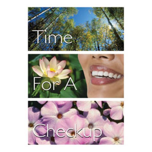 Imprinted Recall Cards Checkup Summer 4 in x 6 in 250/Pk