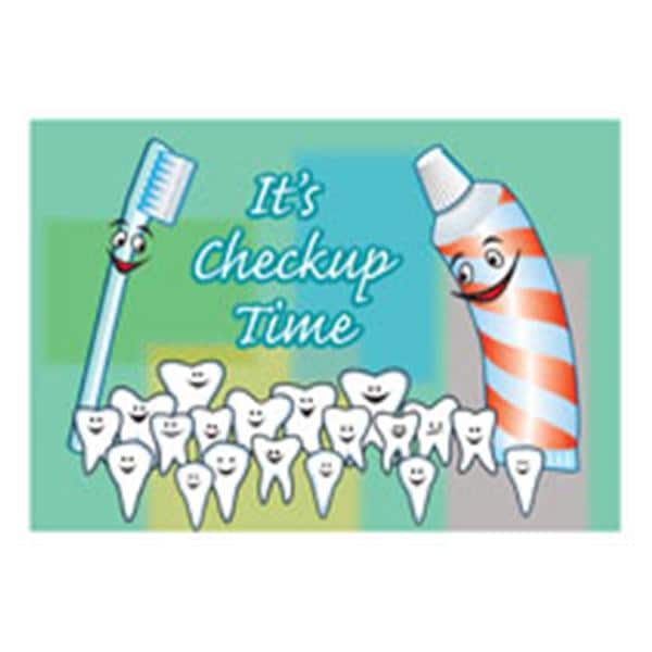 Laser 4-Up Recall Cards Tooth Family 8.5 in x 11 in 200/Pk product image