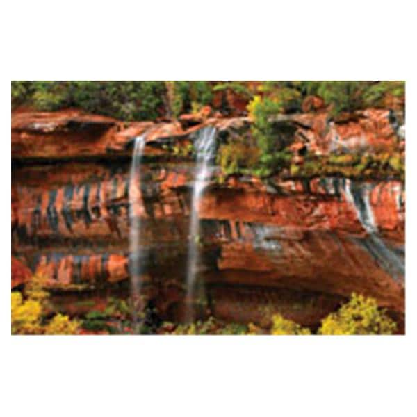 CeilingScenes Acoustic Tile Red Cascade 2-Tiles Vertical 24 in x 48 in Ea