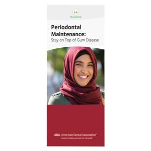 Brochure Periodontal Maintenance 8 Panels English 50/Pk