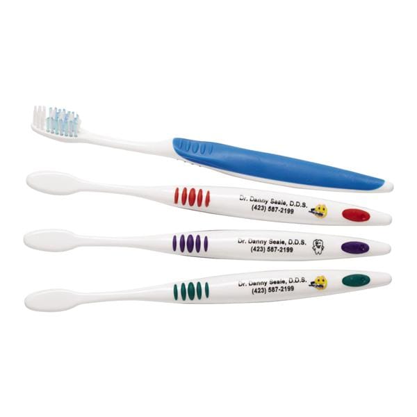 Acclean Imprinted Toothbrush 34 Tuft Soft / Compact Assorted 144/Bx product image