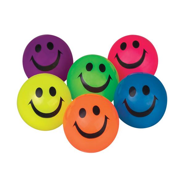 Toy Comet Balls Smiley Face Assorted Colors 55 mm 12/Pk product image