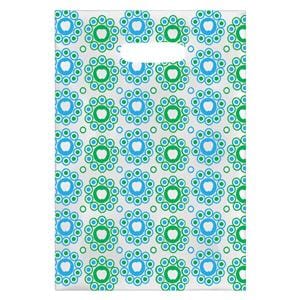 Scatter Print Bags Teeth in Circles 2 Sided Print Clear 100/Bx