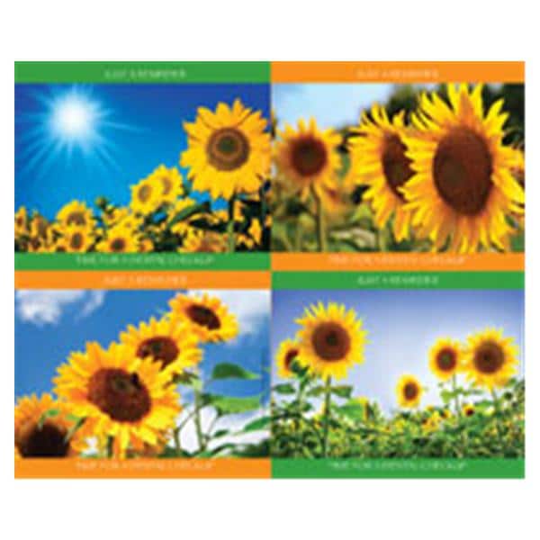 Laser 4-Up Recall Cards Sunflower 8.5 in x 11 in 200/Pk