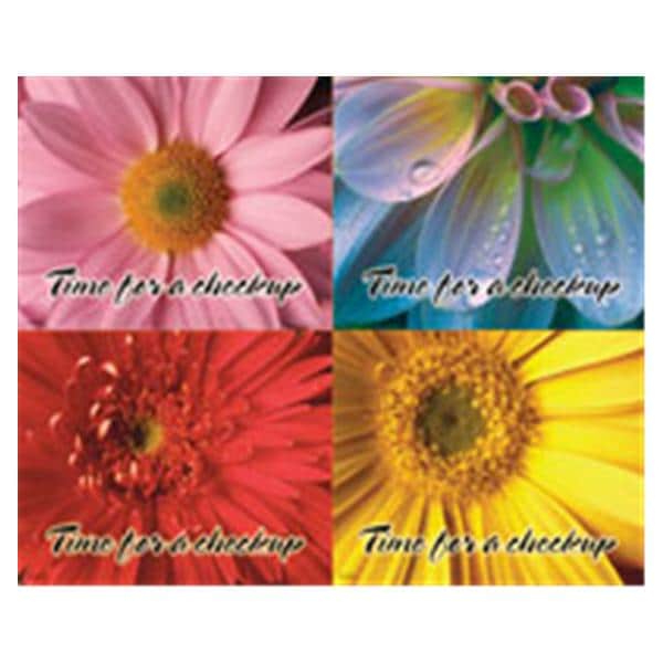 Laser 4-Up Recall Cards Checkup Flower 8.5 in x 11 in 200/Pk product image