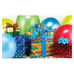 Birthday Premium Occasion Card Presents & Balloons 50/Bx