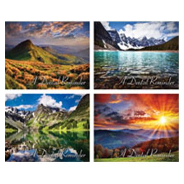 Laser 4-Up Recall Cards Mountain Dental 8.5 in x 11 in 200/Pk product image