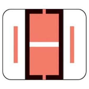 Tab "I" End Tab Labels1.25"x1" 500/Rl