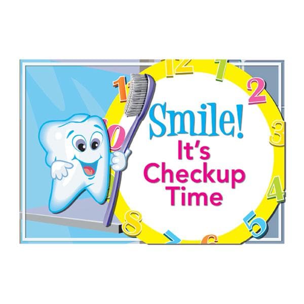 Laser 4-Up Recall Cards Clock Checkup 8.5 in x 11 in 200/Pk