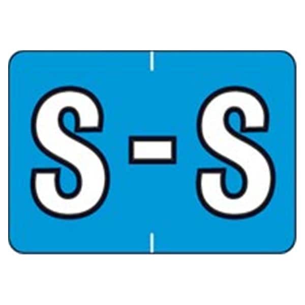 Sycom "S" End Tab Labels1"x1.5" 500/Rl product image