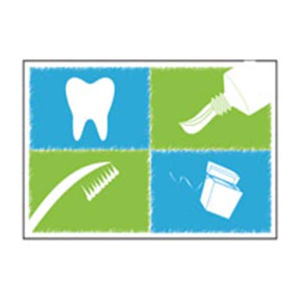 Laser 4-Up Recall Cards Green Blue 8.5 in x 11 in 200/Pk - Laser 4-Up Recall Cards Green Blue 8.5 in x 11 in 200/Pk - Image 1