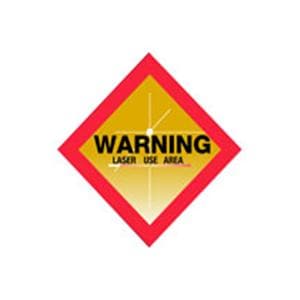 OSHA Sign Warning Laser Use Area 10 in x 7 in Ea
