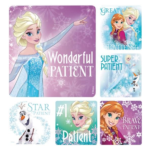 Stickers 2.5 in x 2.5 in Disney's Frozen Patient Assorted 100/Rl