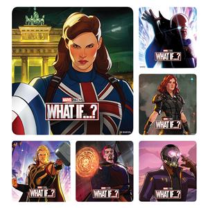 Stickers 2.5 in x 2.5 in Marvel's What If Assorted 100/Rl