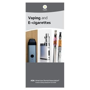 Brochures Patient Education Vaping and E-cigarettes 8 Panels English 50/Pk