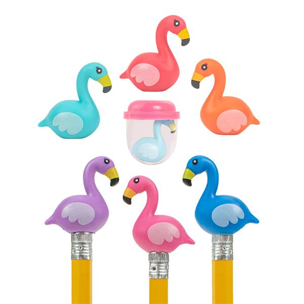 Toy Capsule Mix Flamingo Pencil Topper Assorted Animals 250/Pk product image