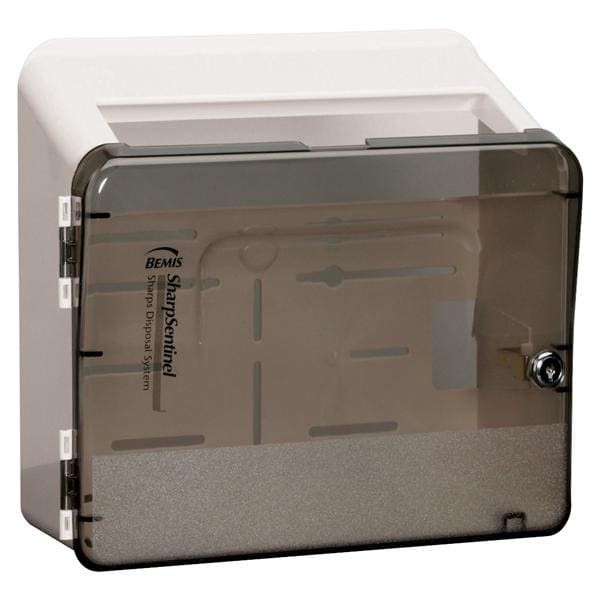 Sentinel Sharps Cabinet Beige/Gray 13x6x11-1/2" Locking ABS f/ Cntnrs 175 Ea