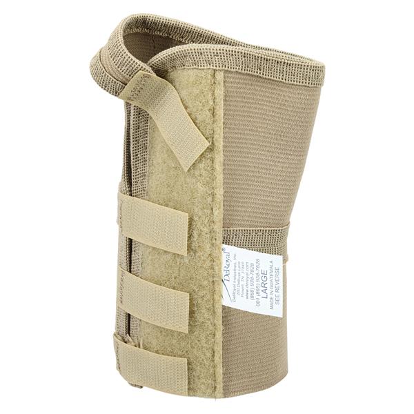 Splint Wrist Size Large Cotton/Elastic 6" Right