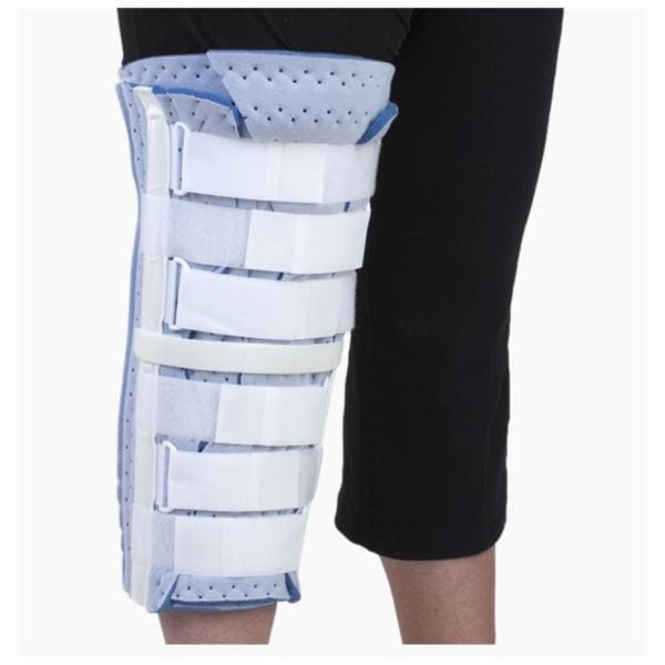 Superlite Immobilizer Knee Size Bariatric Canvas/Foam 28" Left/Right