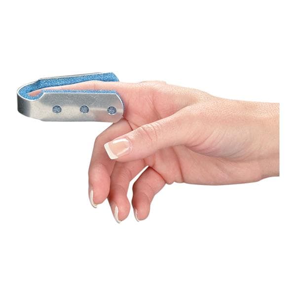 Fold Over Splint Finger Size Medium Aluminum 2" Ambidextrous