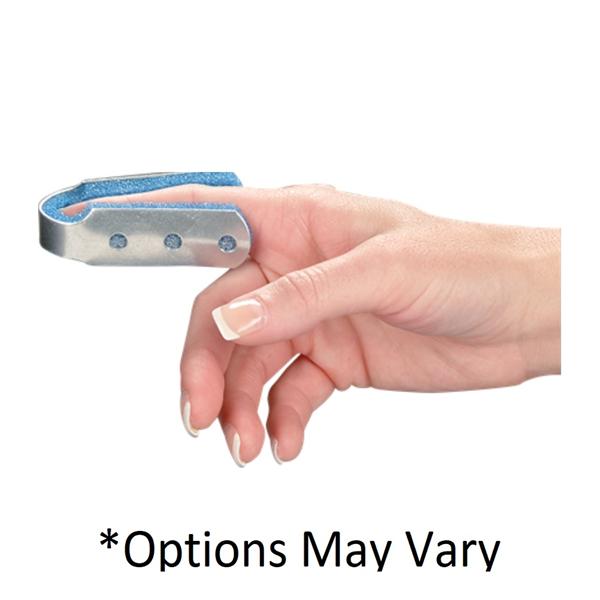 Fold Over Splint Finger Size X-Large Aluminum 3.5" Ambidextrous