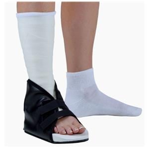 E-Z Walk Cast Boot Vinyl Upper Black Large