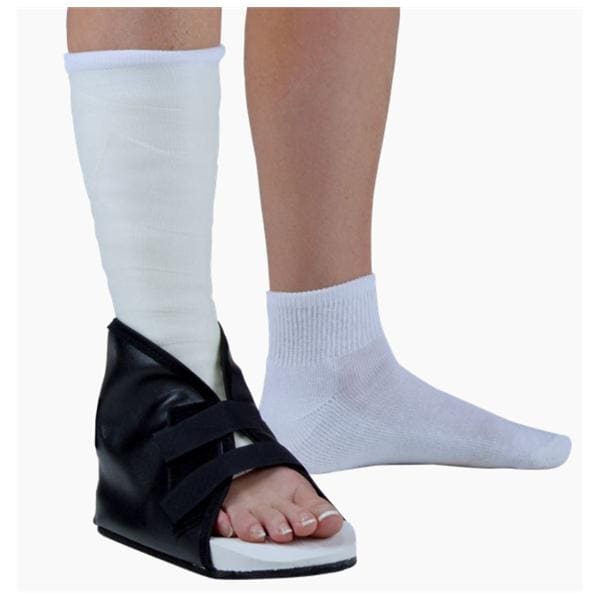 E-Z Walk Cast Boot Vinyl Upper Black Large