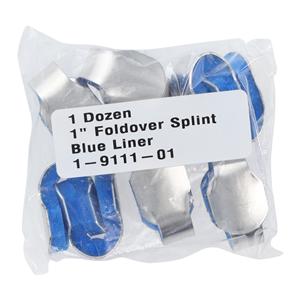 Fold Over Splint Finger Size Small Aluminum/Foam 1" Ambidextrous