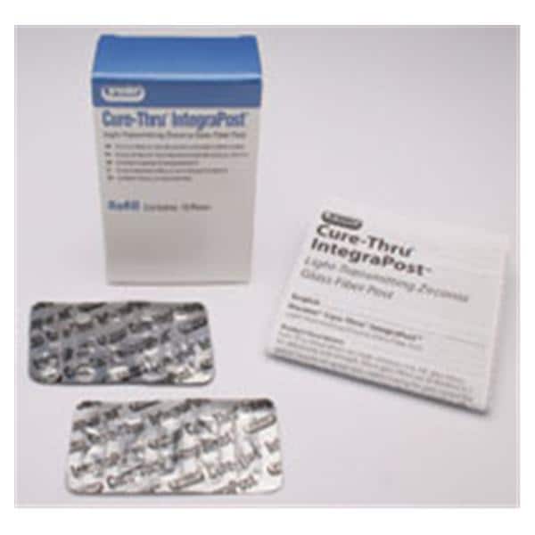 Cure-Thru Fiber Posts Refill Size 6 Green Parallel Sided 10/Pk thumbnail 2