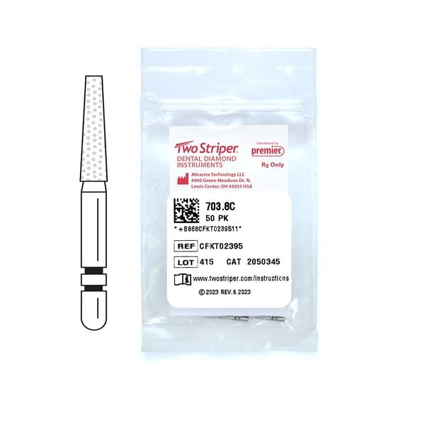 Two Striper 16A Diamond Bur Coarse 703.8C 50/Pk product image
